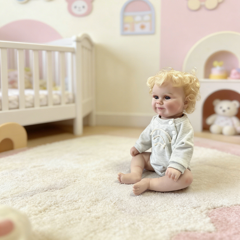 Grace 20 Inch Realistic Reborn Doll, Poseable & Cute Home Companion Doll
