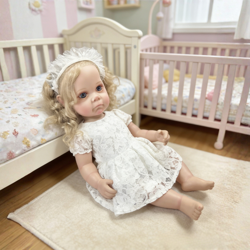 Bonnie 22 Inch Realistic Newborn Baby Doll, Soft Lifelike Reborn Doll Gift for Kids