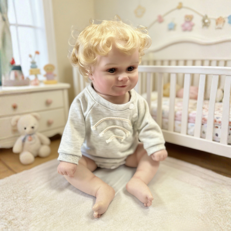 Grace 20 Inch Realistic Reborn Doll, Poseable & Cute Home Companion Doll