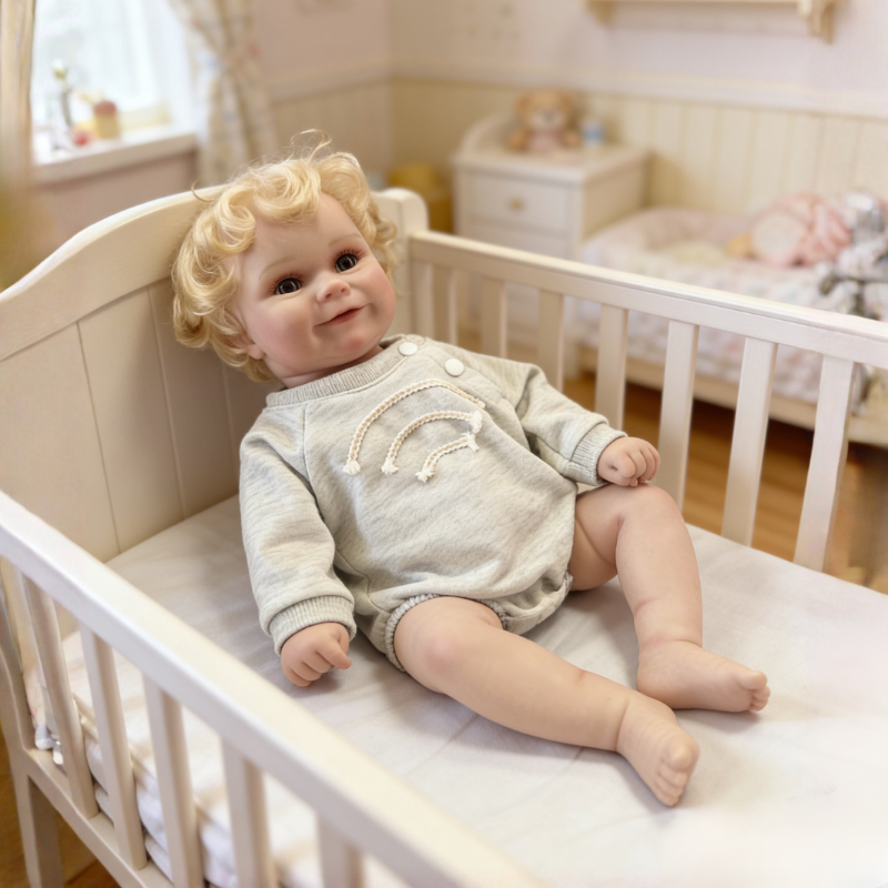 Grace 20 Inch Realistic Reborn Doll, Poseable & Cute Home Companion Doll