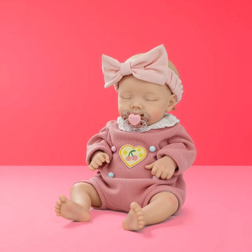 Elowen Cute Sleeping Reborn Doll, Real Touch Newborn Toy, Gift & Collectible Doll