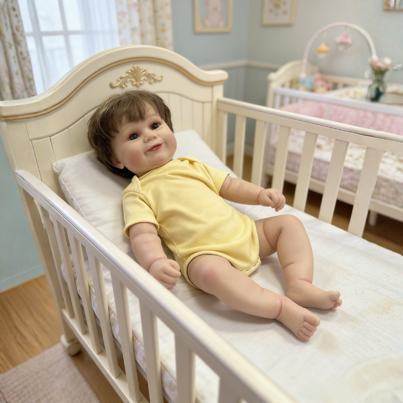 Grace 20 Inch Realistic Reborn Doll, Poseable & Cute Home Companion Doll
