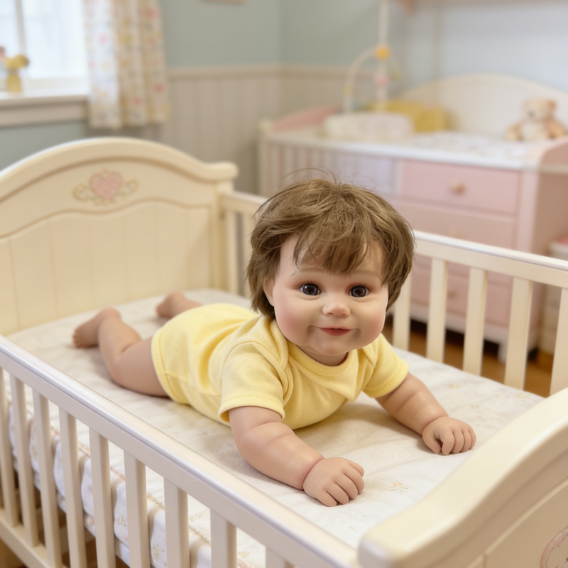 Grace 20 Inch Realistic Reborn Doll, Poseable & Cute Home Companion Doll