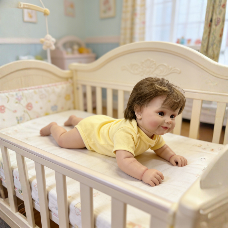 Grace 20 Inch Realistic Reborn Doll, Poseable & Cute Home Companion Doll