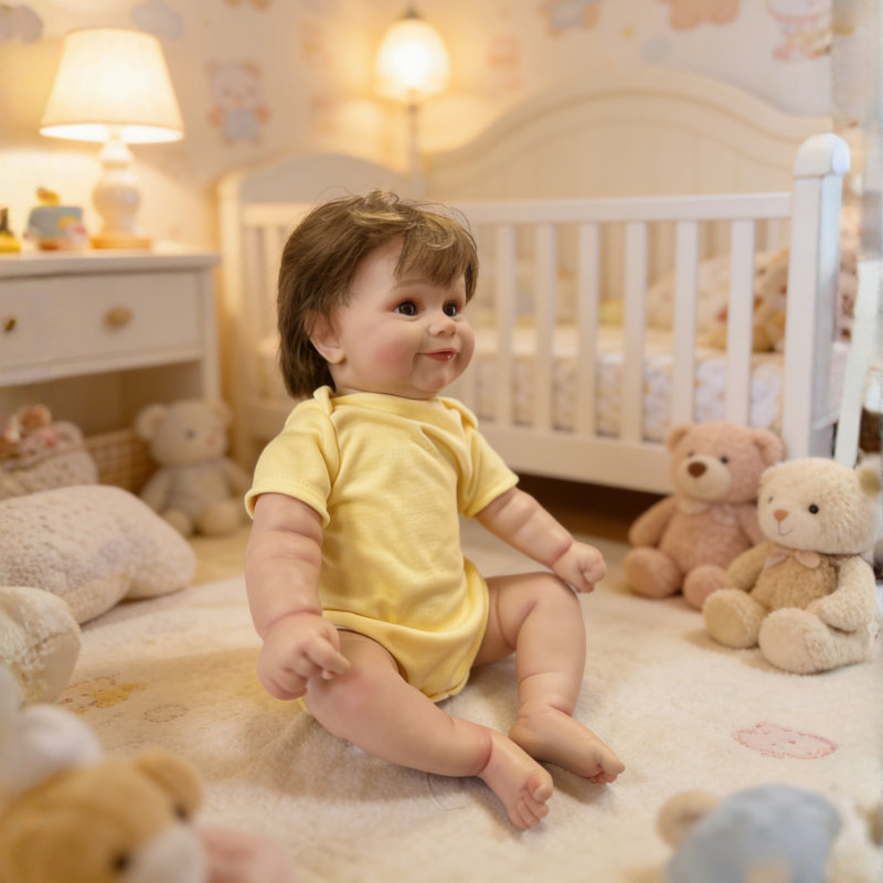 Grace 20 Inch Realistic Reborn Doll, Poseable & Cute Home Companion Doll