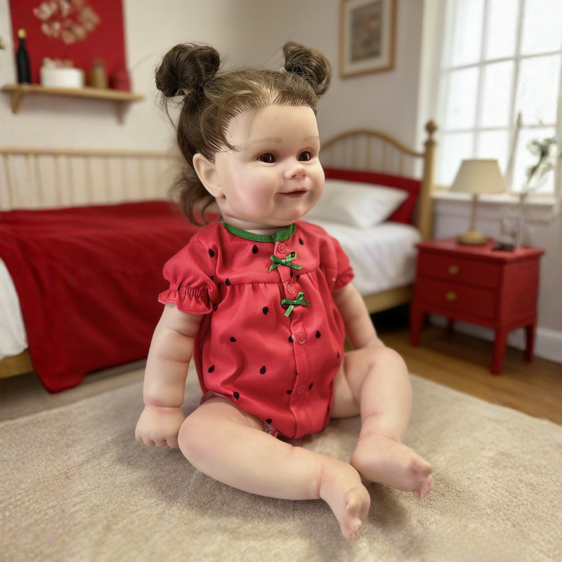 Grace 20 Inch Realistic Reborn Doll, Poseable & Cute Home Companion Doll