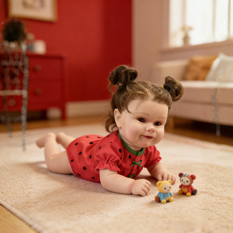 Grace 20 Inch Realistic Reborn Doll, Poseable & Cute Home Companion Doll