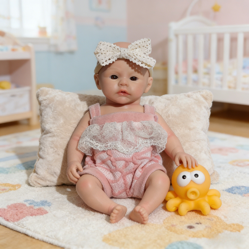 Willa Cute Sleeping Reborn Doll, Real Touch Newborn Toy, Gift & Collectible Doll