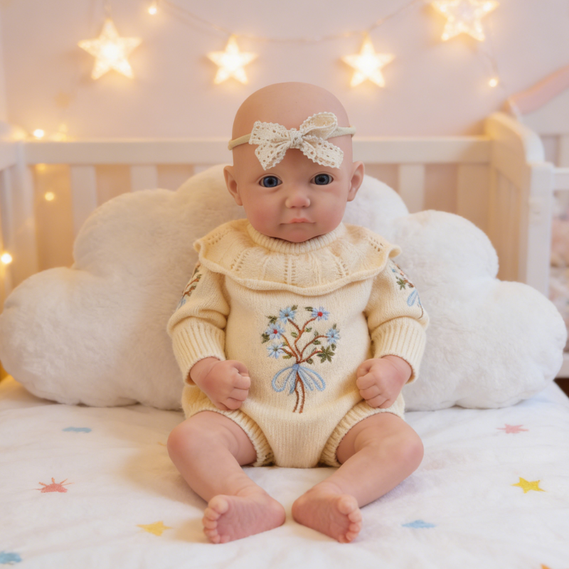 18inch Liora Cute Sleeping Reborn Doll, Real Touch Newborn Toy, Gift & Collectible Doll18