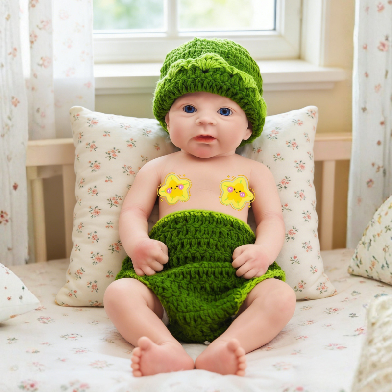 Emma Cute Sleeping Reborn Doll, Real Touch Newborn Toy, Gift & Collectible Doll