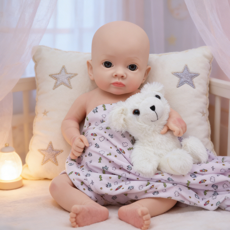 Grace Cute Sleeping Reborn Doll, Real Touch Newborn Toy, Gift & Collectible Doll