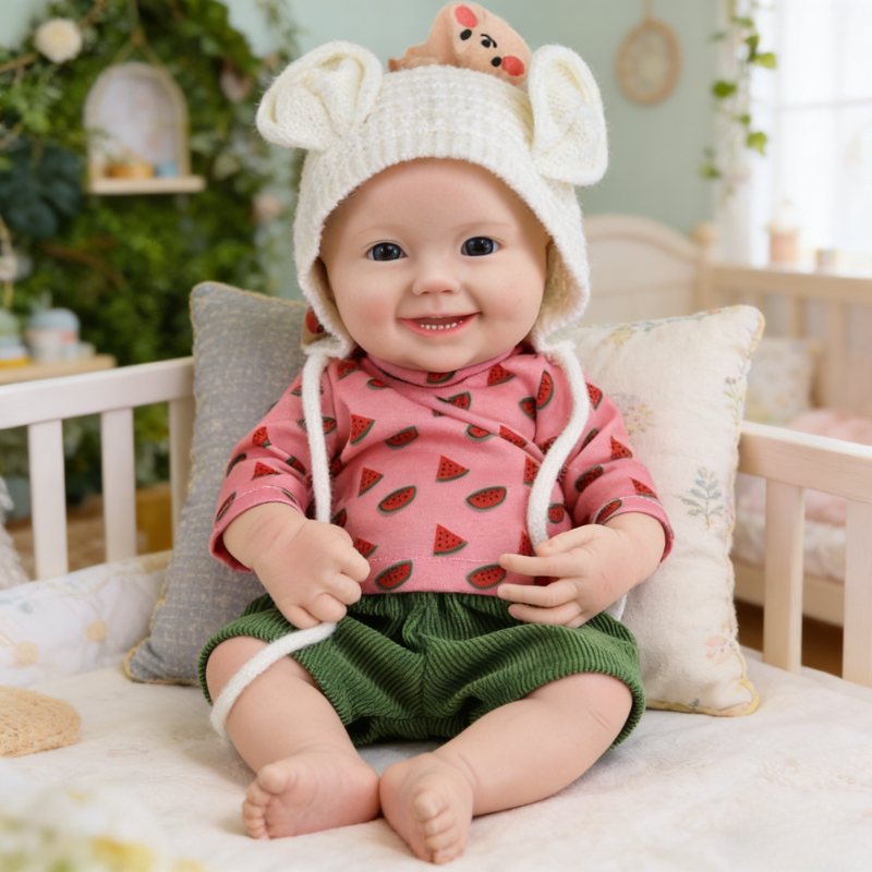 Hazel Cute Sleeping Reborn Doll, Real Touch Newborn Toy, Gift & Collectible Doll