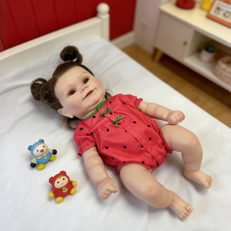 Grace 20 Inch Realistic Reborn Doll, Poseable & Cute Home Companion Doll