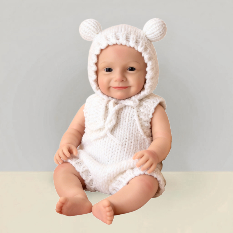 18inch Healing Reborn Baby Doll Milo – Premium Creamy White Soothing Companion Doll