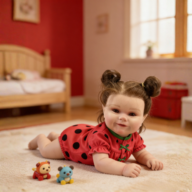 Grace 20 Inch Realistic Reborn Doll, Poseable & Cute Home Companion Doll
