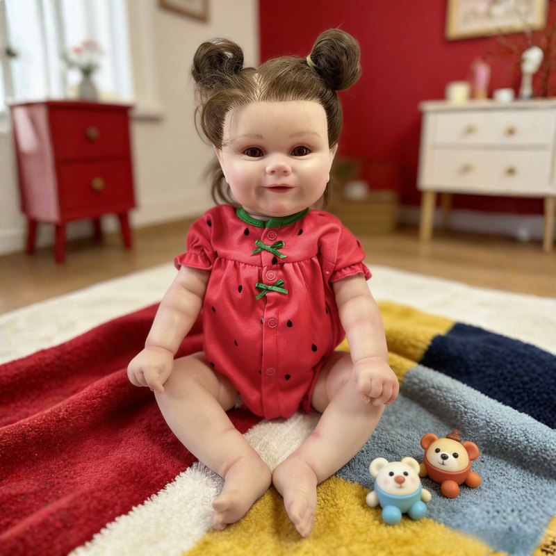 Grace 20 Inch Realistic Reborn Doll, Poseable & Cute Home Companion Doll