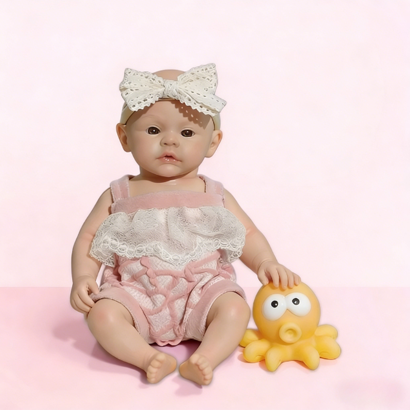 Willa Cute Sleeping Reborn Doll, Real Touch Newborn Toy, Gift & Collectible Doll