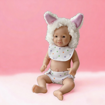 6Inch Willa Cute Sleeping Reborn Doll, Real Touch Newborn Toy, Gift & Collectible Doll