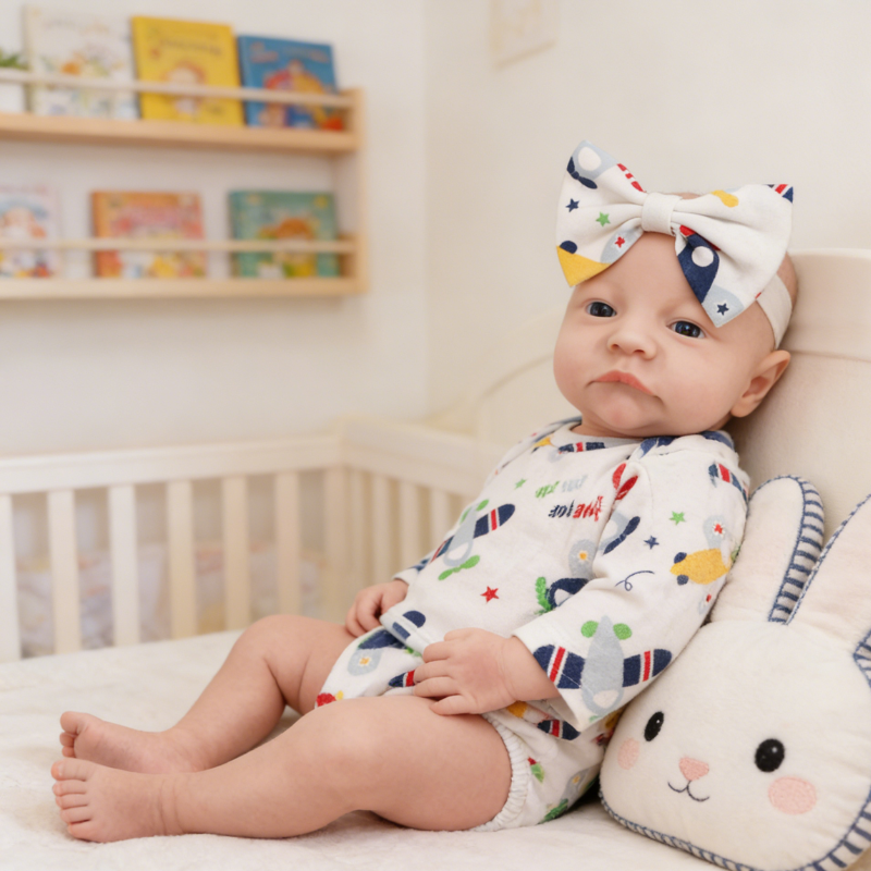 Daisy Cute Sleeping Reborn Doll, Real Touch Newborn Toy, Gift & Collectible Doll