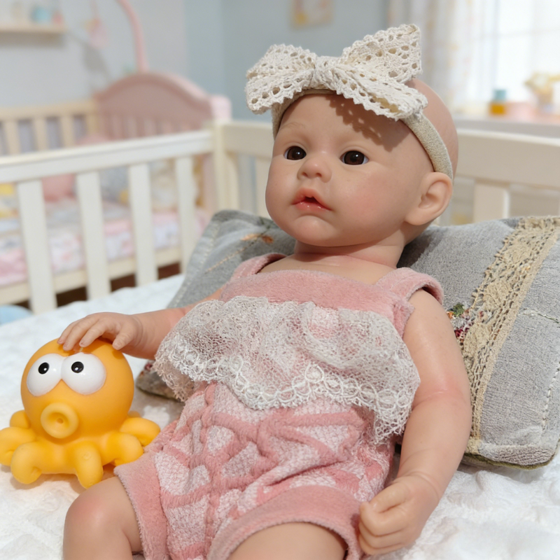 Willa Cute Sleeping Reborn Doll, Real Touch Newborn Toy, Gift & Collectible Doll