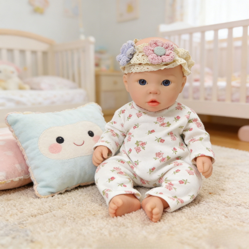 13inch Ivy  Cute Sleeping Reborn Doll, Real Touch Newborn Toy, Gift & Collectible Doll
