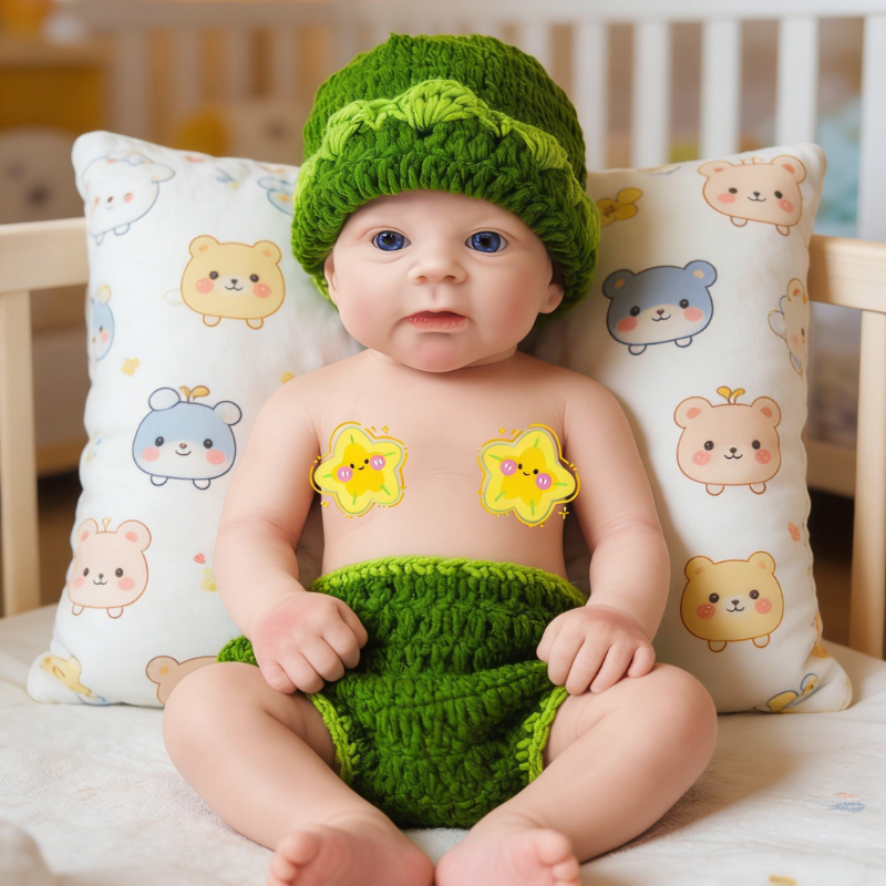 Emma Cute Sleeping Reborn Doll, Real Touch Newborn Toy, Gift & Collectible Doll