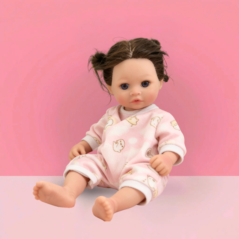 18Inch Soraya Cute Sleeping Reborn Doll, Real Touch Newborn Toy, Gift & Collectible Doll