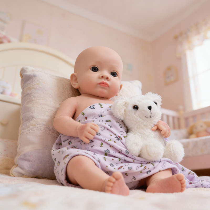 Grace Cute Sleeping Reborn Doll, Real Touch Newborn Toy, Gift & Collectible Doll