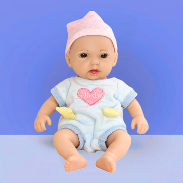 13Inch Elara Cute Sleeping Reborn Doll, Real Touch Newborn Toy, Gift & Collectible Doll