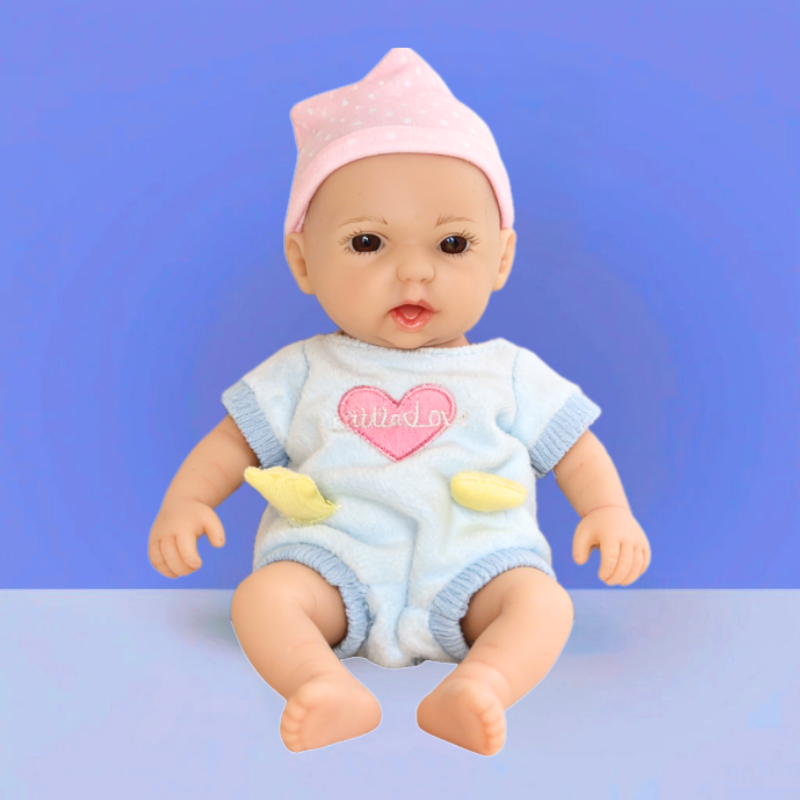 13Inch Elara Cute Sleeping Reborn Doll, Real Touch Newborn Toy, Gift & Collectible Doll