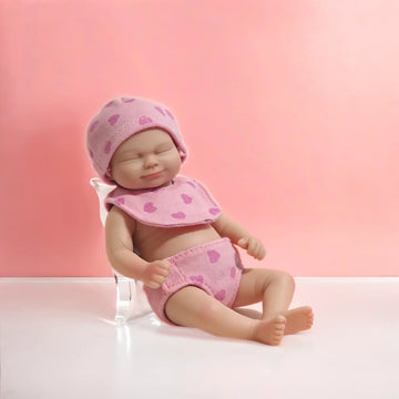 6inch Wren Cute Sleeping Reborn Doll, Real Touch Newborn Toy, Gift & Collectible Doll