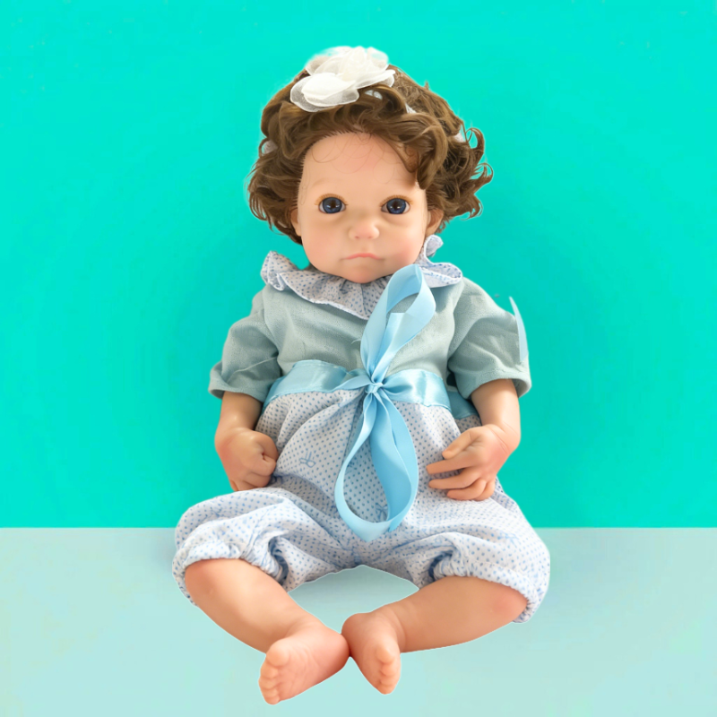18inch Nana Realistic Reborn Baby Doll, Lifelike Soft Skin Sleeping Infant, Soothing Companion Doll for Kids