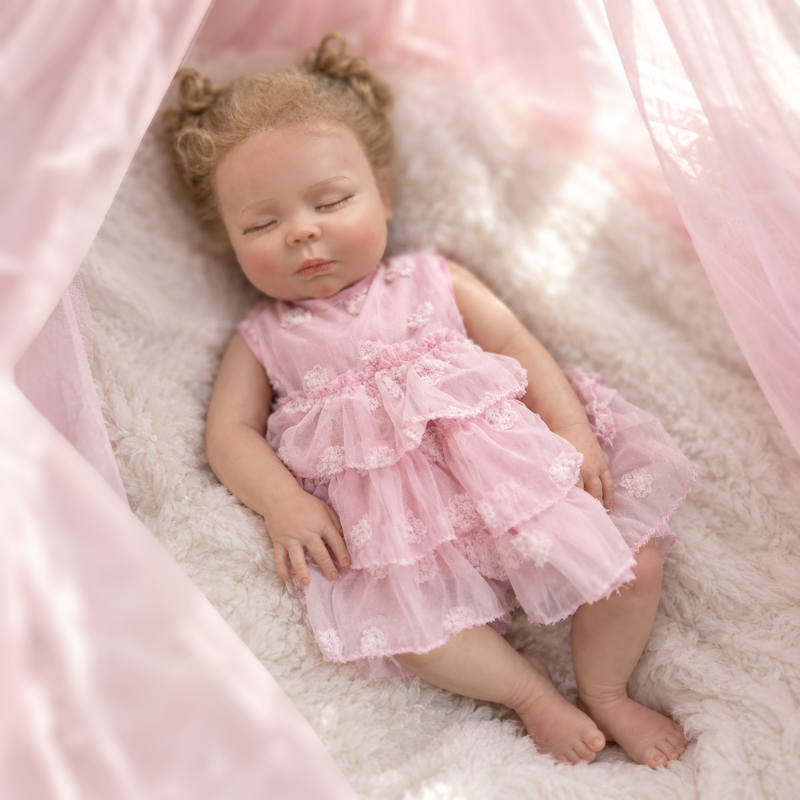 Duo 18-inch silicone reborn baby doll detail image