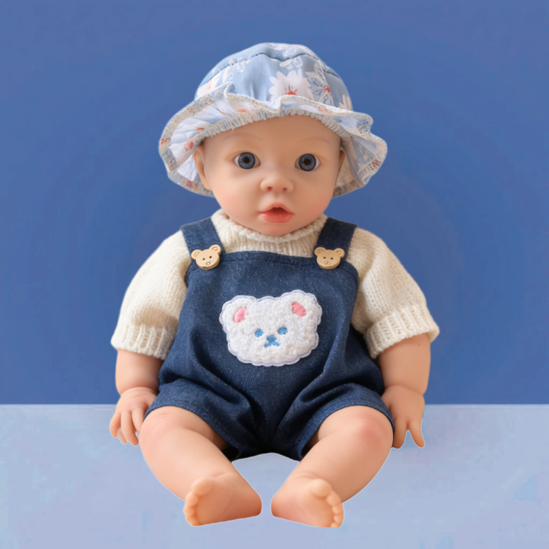 16inch Sia Cute Sleeping Reborn Doll, Real Touch Newborn Toy, Gift & Collectible Doll