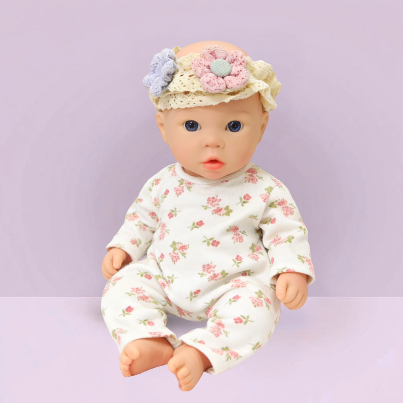 13inch Ivy  Cute Sleeping Reborn Doll, Real Touch Newborn Toy, Gift & Collectible Doll