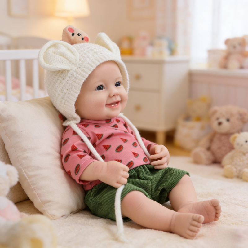 Hazel Cute Sleeping Reborn Doll, Real Touch Newborn Toy, Gift & Collectible Doll