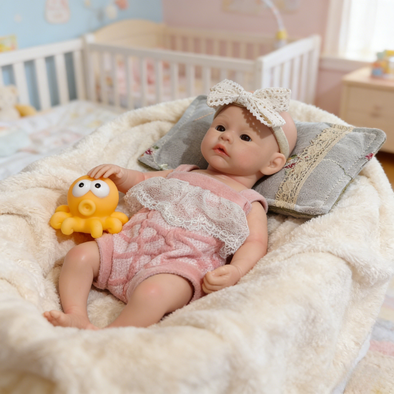 Willa Cute Sleeping Reborn Doll, Real Touch Newborn Toy, Gift & Collectible Doll