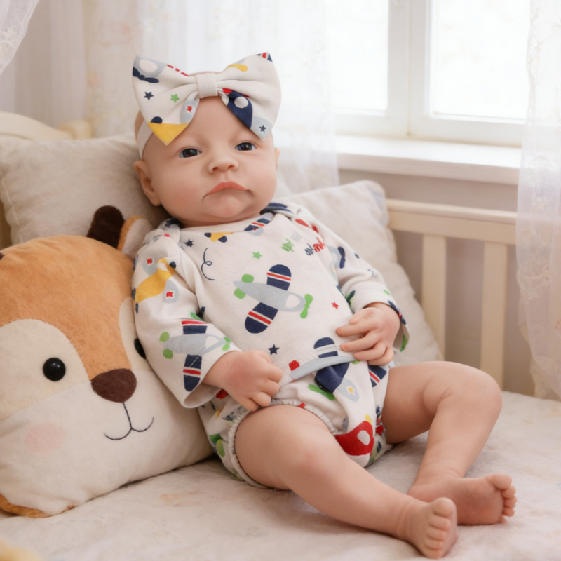 Daisy Cute Sleeping Reborn Doll, Real Touch Newborn Toy, Gift & Collectible Doll
