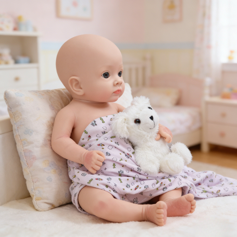 Grace Cute Sleeping Reborn Doll, Real Touch Newborn Toy, Gift & Collectible Doll