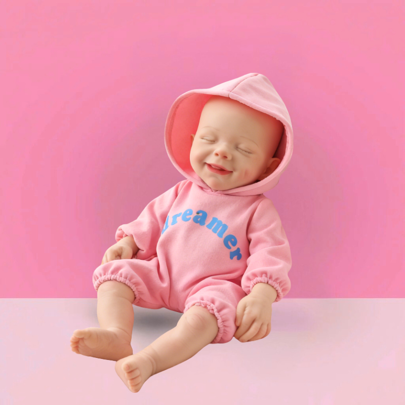13inch Rory Cute Sleeping Reborn Doll, Real Touch Newborn Toy, Gift & Collectible Doll