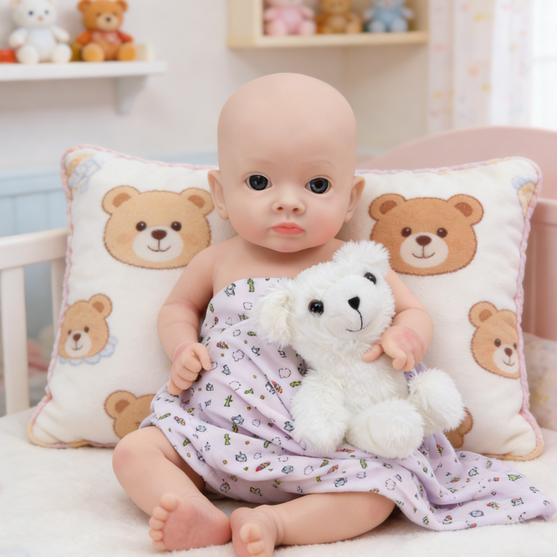 Grace Cute Sleeping Reborn Doll, Real Touch Newborn Toy, Gift & Collectible Doll