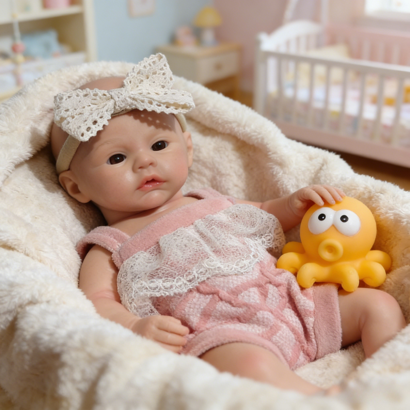 Willa Cute Sleeping Reborn Doll, Real Touch Newborn Toy, Gift & Collectible Doll