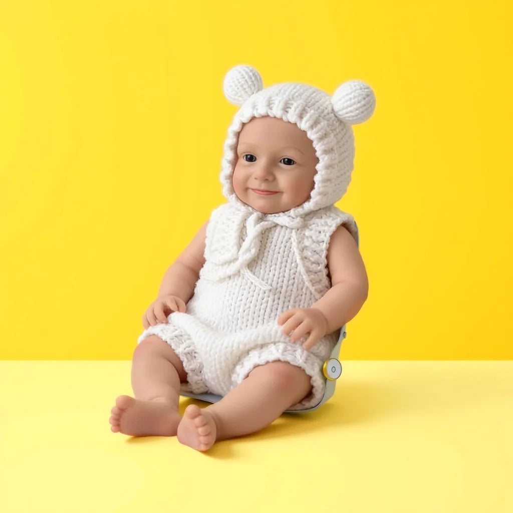 18inch Healing Reborn Baby Doll Milo – Premium Creamy White Soothing Companion Doll