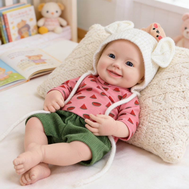 Hazel Cute Sleeping Reborn Doll, Real Touch Newborn Toy, Gift & Collectible Doll