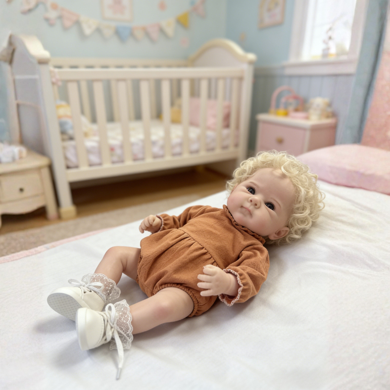 Mia 20 Inch Realistic Reborn Doll, Poseable & Cute Home Companion Doll