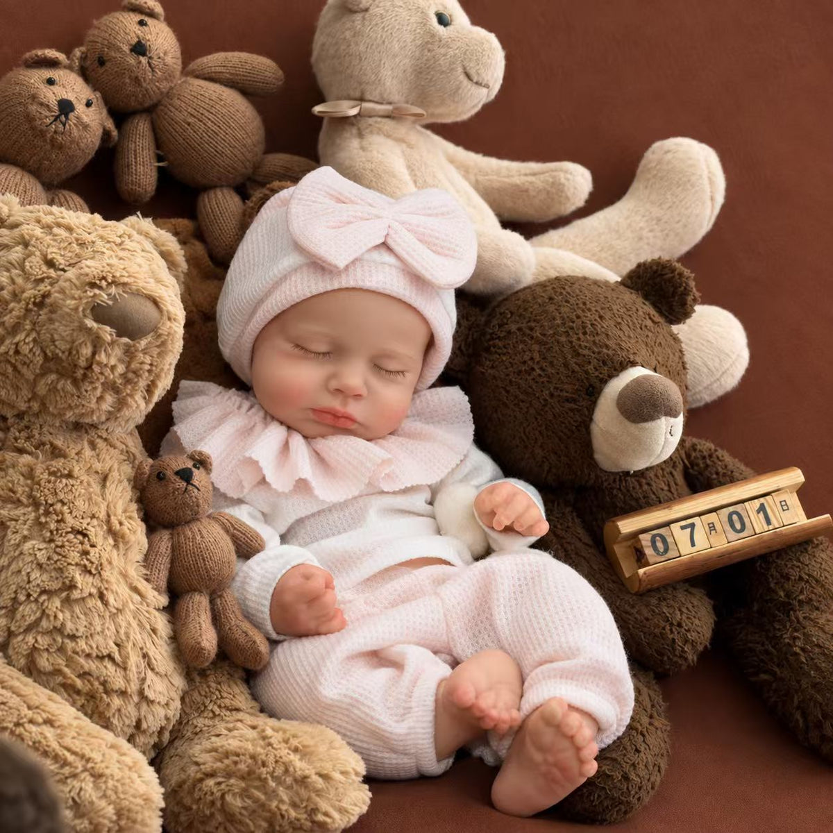 Clara 16-inch full body silicone reborn baby doll product image