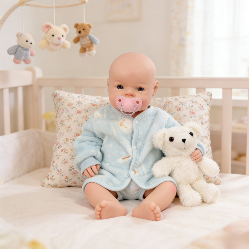 Cloud Cute Sleeping Reborn Doll, Real Touch Newborn Toy, Gift & Collectible Doll