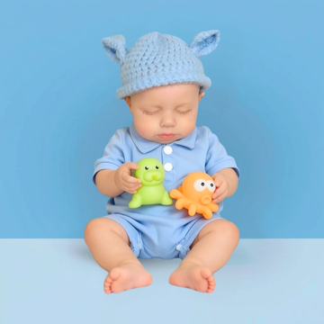 16/18Inch Emma Cute Sleeping Reborn Doll, Real Touch Newborn Toy, Gift & Collectible Doll