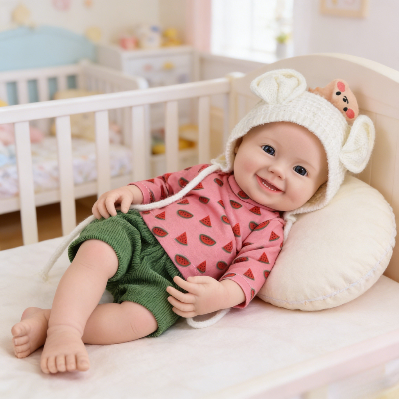 Hazel Cute Sleeping Reborn Doll, Real Touch Newborn Toy, Gift & Collectible Doll