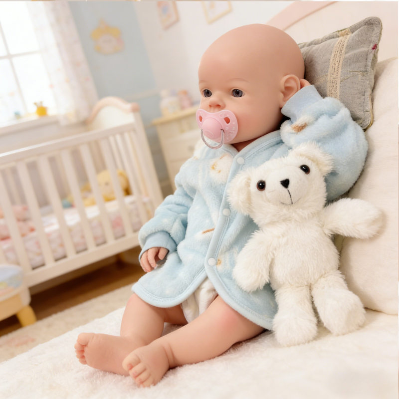 Cloud Cute Sleeping Reborn Doll, Real Touch Newborn Toy, Gift & Collectible Doll